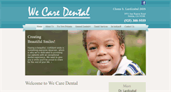 Desktop Screenshot of dublinwecaredental.com